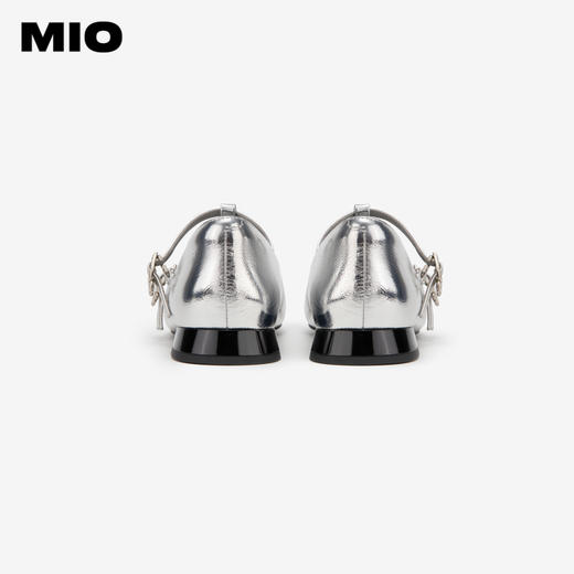 MIO米奥春季秀气尖头时尚袢带低跟复古通勤玛丽珍鞋女鞋M241440604 商品图4