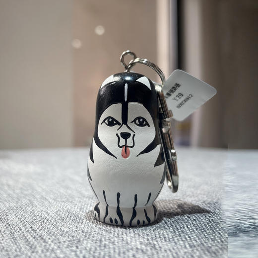 木雕动物钥匙链挂件（随机） 商品图6