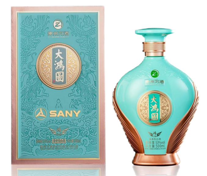 三一定制版习酒大鸿图（鸿3.0）53°500ML