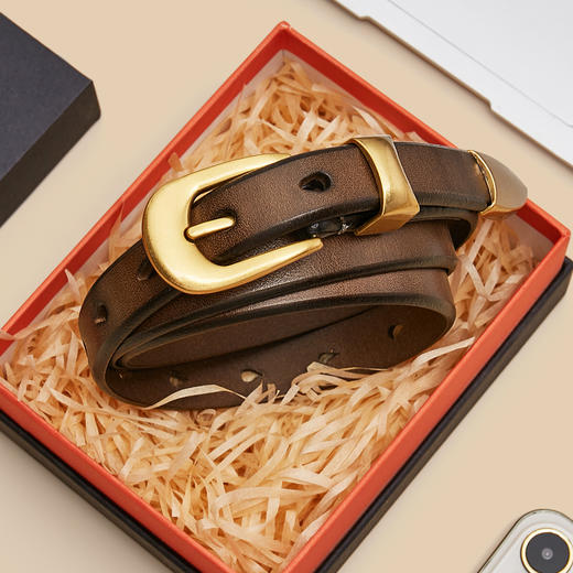 Safiya/索菲娅2024新品女士真皮细腰带 SF500093Y 商品图10