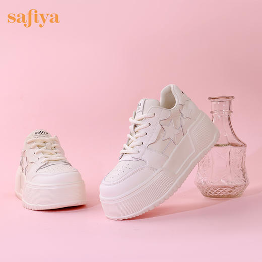 超值精选 | Safiya/索菲娅2023秋冬潮流星星厚底透气松糕运动休闲板鞋 SF33912374 商品图2