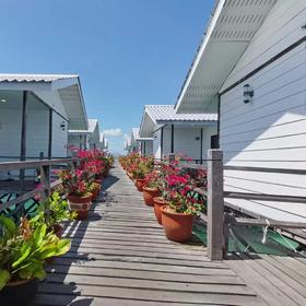 【仙本那水屋】顺顺水屋|仙本那码头往返度假村+全餐（提供每日三餐、茶点、咖啡/茶/果汁）+玻璃船/皮划艇/面镜/脚蹼免费使用