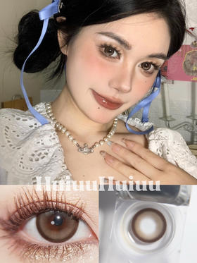 【大直径日抛】LILLILLY-LL46焦糖啵啵-14.4mm【日抛 0-1000度 含525/575】