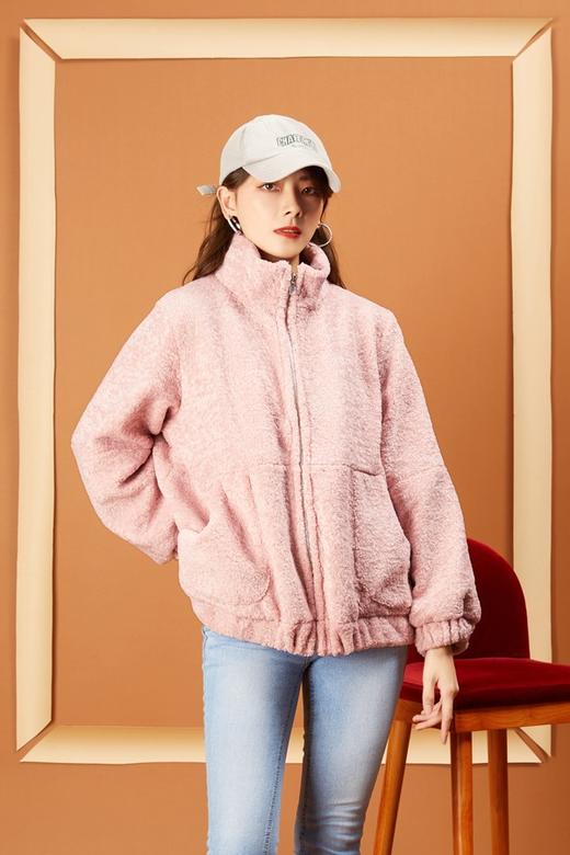 HAYES 粉色摇粒绒外套 10879 商品图0