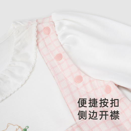 【商场同款】英氏童装可爱女宝柔软透气连体衣春夏婴幼儿衣服 商品图1