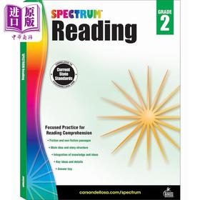 【中商原版】光谱练习册 阅读系列 2年级 Carson Dellosa Spectrum Reading Grade 2 美国CarsonDellosa 英文原版进口教辅