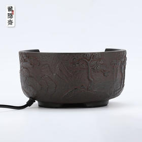 厂家直发/龙隐斋 静音电陶炉煮茶功夫茶专用电茶炉烧水炉泡茶炉 【老岩泥】松荫煮茶