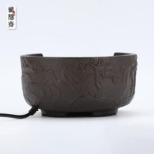 厂家直发/龙隐斋 静音电陶炉煮茶功夫茶专用电茶炉烧水炉泡茶炉 【老岩泥】松荫煮茶 商品图0