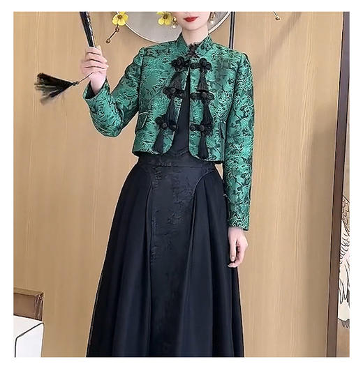 裁缝学苑AX160新中式中国风套装纸样女装汉服上衣半裙子版型 商品图2