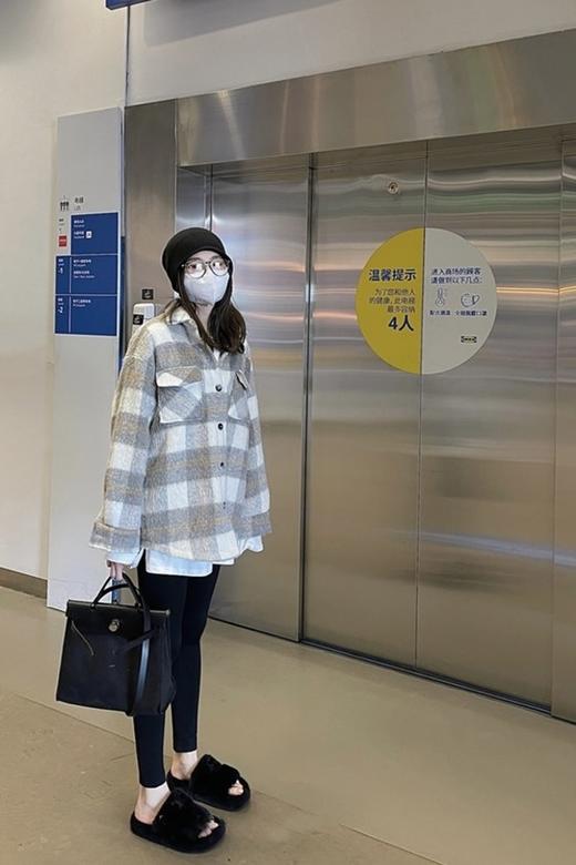 WHO KNOWS 格纹毛绒质感外套 15268 商品图2