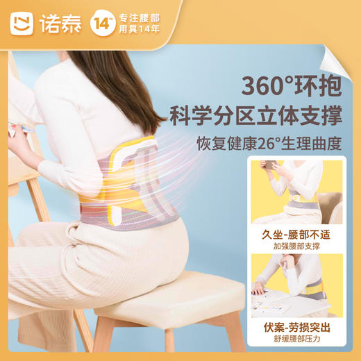 诺泰F18护腰带腰间盘腰肌劳损突出疼医用腰椎疼专业热敷保暖男女腰托 商品图1