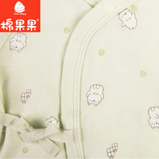 棉果果专柜同款春季新品内衣家居5A抗菌莫代尔长袖半背衣M101110424708 商品图2