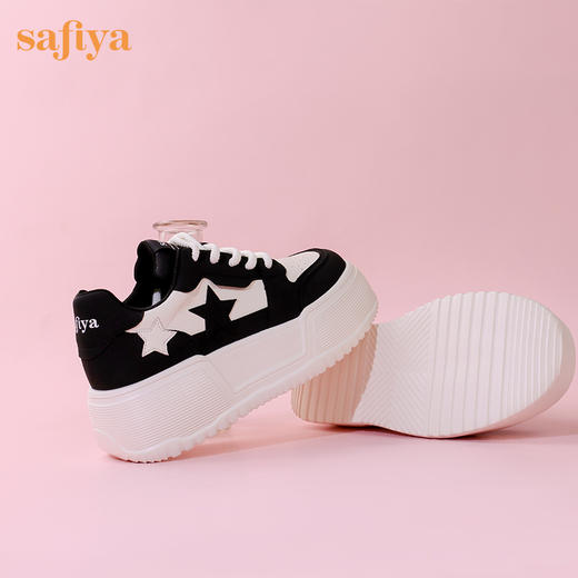 超值精选 | Safiya/索菲娅2023秋冬潮流星星厚底透气松糕运动休闲板鞋 SF33912374 商品图6