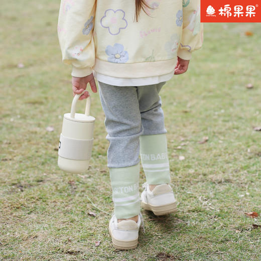 棉果果专柜同款春季新品女童纯棉针织打底裤M122206224031 商品图0