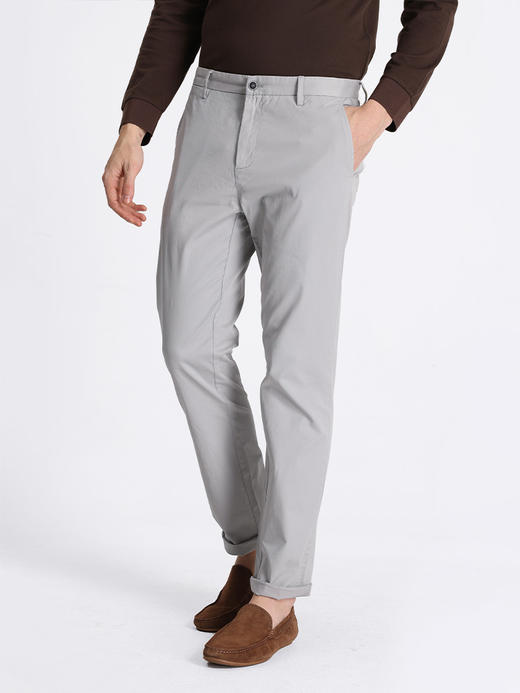 callisto灰色弹力长绒棉休闲裤 STCPW3101X 商品图1