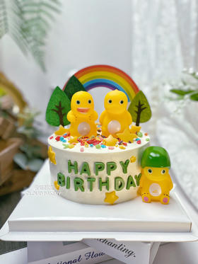 【奶龙主题蛋糕】