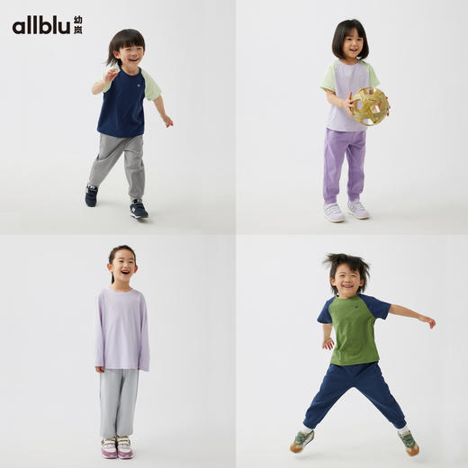 【春Vol.2】幼岚「不费妈裤」舒适耐磨抗造24春季新款男女童儿童运动裤长裤ZY 商品图3