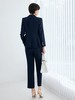 秋冬新款商务律师西装套装藏青色工作服 商品缩略图4