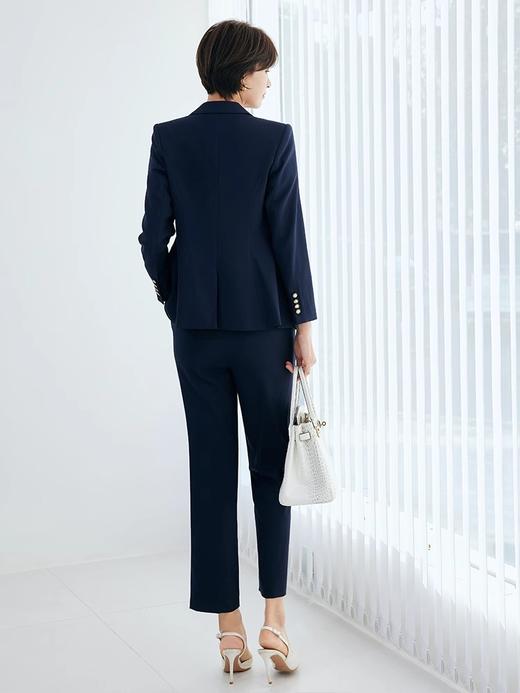 秋冬新款商务律师西装套装藏青色工作服 商品图4