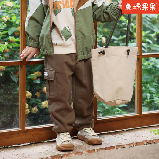 棉果果专柜同款春季新品男童纯棉针织长裤M112200224067 商品图1