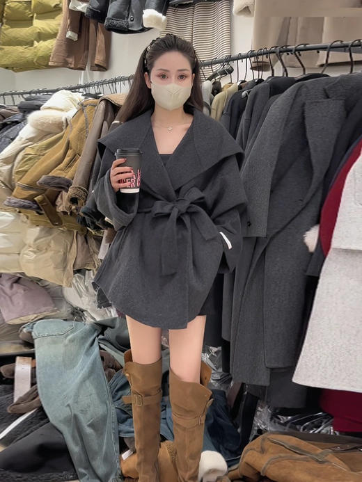 浴袍羊毛大衣 商品图7