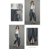 【有赞】COCOBELLA精纺质感弧形花苞九分西裤设计感休闲气球裤PA7011 商品缩略图1