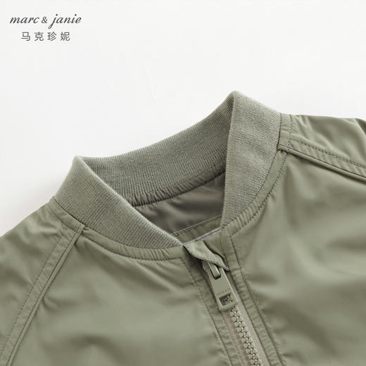 【三防】马克珍妮男童外套儿童城市户外棒球领工装夹克春装240012 商品图2