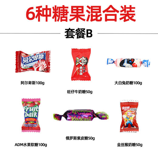 龙年新年礼品【年货糖果礼盒装小零食】置办春节 走亲戚送礼物 混合糖果 商品图5
