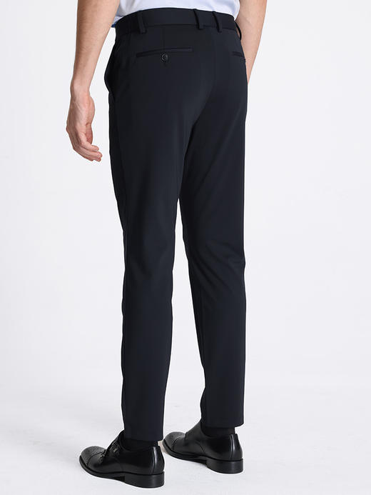 callisto藏青莫代尔桑蚕丝混纺休闲裤 STCPW072T 商品图3