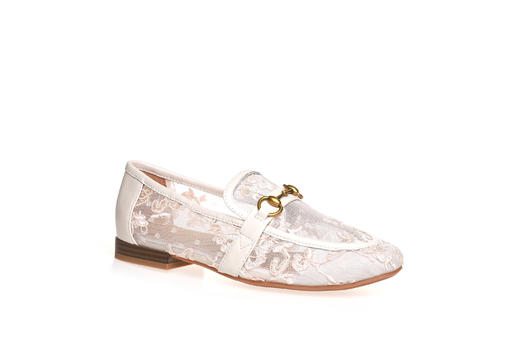 豪麟名鞋奥莱迪嘉女鞋平底鞋织物DJHJA41WP015白色  原价1660元 商品图0