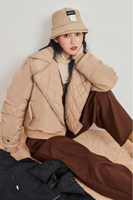 韩都衣舍/Handu Group 韩版机车翻领羽绒服外套 15345 商品图2