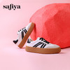 超值精选 | Safiya/索菲娅2023秋冬网红厚底百搭条纹系带休闲复古德训鞋 SF33912359 商品缩略图5