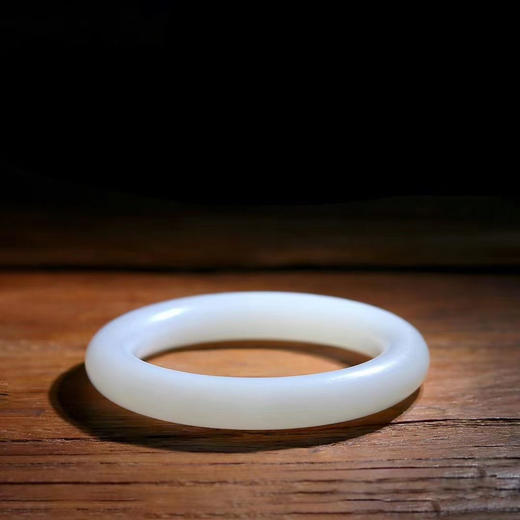 和田玉（羊脂玉）俄料手镯--福镯 （圈口请咨询客服） 商品图4