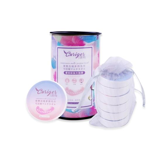 千羽格压缩毛巾 6pcs圆桶/纸盒装（随机） 商品图3