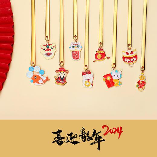 「6件套！新年佳礼」新年小礼物勺子餐具套装 咖啡勺水果叉小勺招财猫礼品公仔厨房用品餐饮用具 商品图2