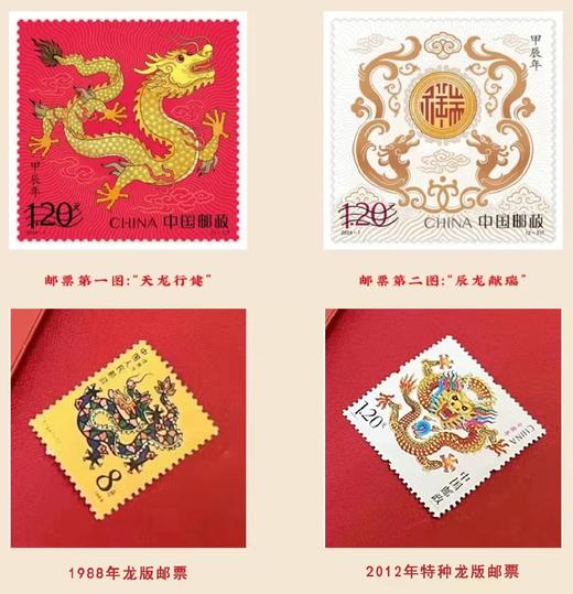 龙钞龙币紫禁龙腾-农历甲辰龙年珍藏册 | 龙年生肖年礼 龙生肖特种邮票/龙年首日封/小全张/龙年纪念币/纪念钞（120小时内发货） 商品图4