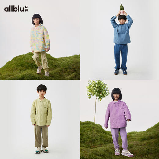 【春季特惠】幼岚耐磨抗造防泼水blublu机能牛仔外套24春季新款儿童男女童外套ZY 商品图2