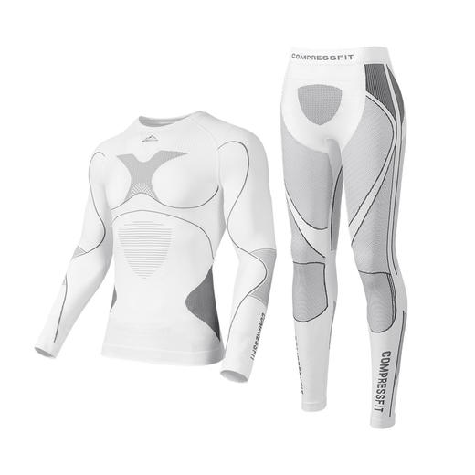 【冰雪大世界必备】 Golovejoy秋冬滑雪速干衣男女户外运动骑行压缩保暖功能内衣打底套装 商品图5