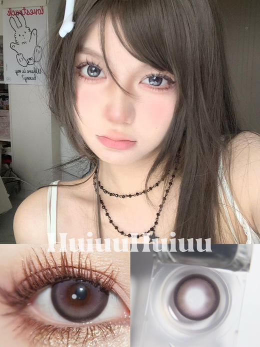 【大直径日抛】LILLILLY-LL45冷光泡泡-14.4mm【日抛 0-1000度 含525/575】 商品图0