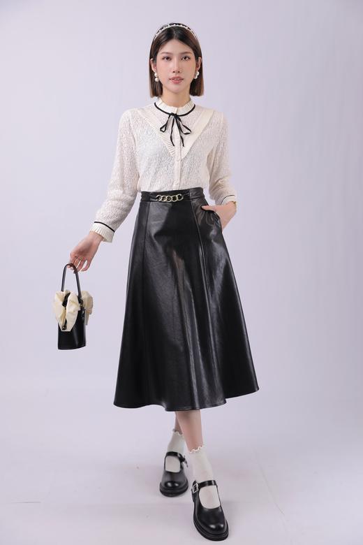 33GAZ060365#皮革半身裙 商品图0