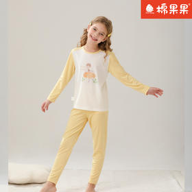 棉果果专柜同款春季新品内衣家居女宝5A抗菌莫代尔套头套装M121302424733