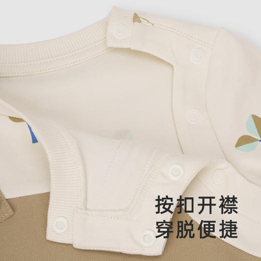 【商场同款】英氏童装春夏小绅士连体衣纯棉假两件新款Z 商品图2