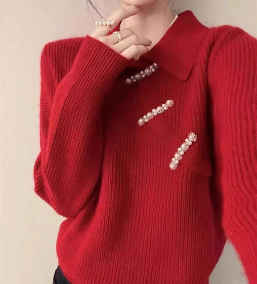 高配蜜熊绒新年毛衣集合 商品图4