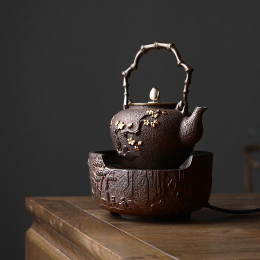 厂家直发/龙隐斋 静音电陶炉煮茶功夫茶专用电茶炉烧水炉泡茶炉 【老岩泥】松荫煮茶 商品图5