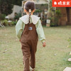 棉果果专柜同款春季新品男童女童斜纹水洗棉背带裤M112204224069 商品缩略图2