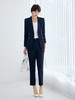 秋冬新款商务律师西装套装藏青色工作服 商品缩略图0
