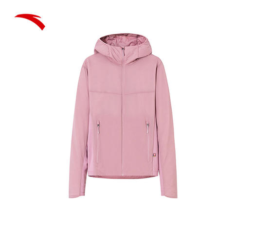 安踏冠军户外系列丨防泼水梭织棉服外套女保暖连帽上衣162410804 商品图1