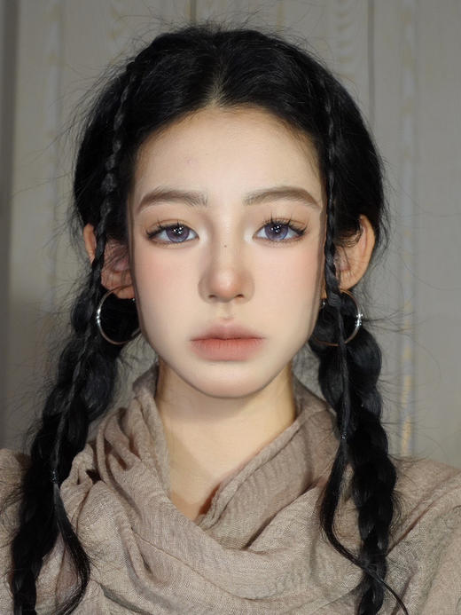 【中直径日抛】LILLILLY-LL51巴洛克冰莓-14.2mm【日抛 0-1000度 含525/575】 商品图2