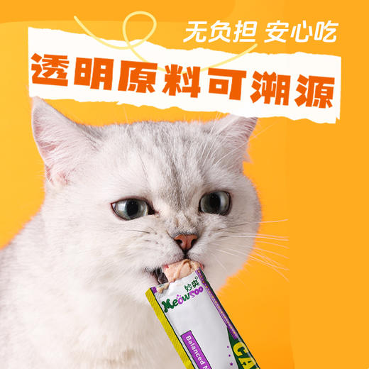 爆款妙爽外贸英文版猫条15g多口味 出口东南亚 营养湿粮 猫咪零食 商品图2
