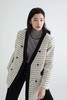 Le Malene 无领双排扣小香风羽绒服西装外套 17512 商品缩略图0